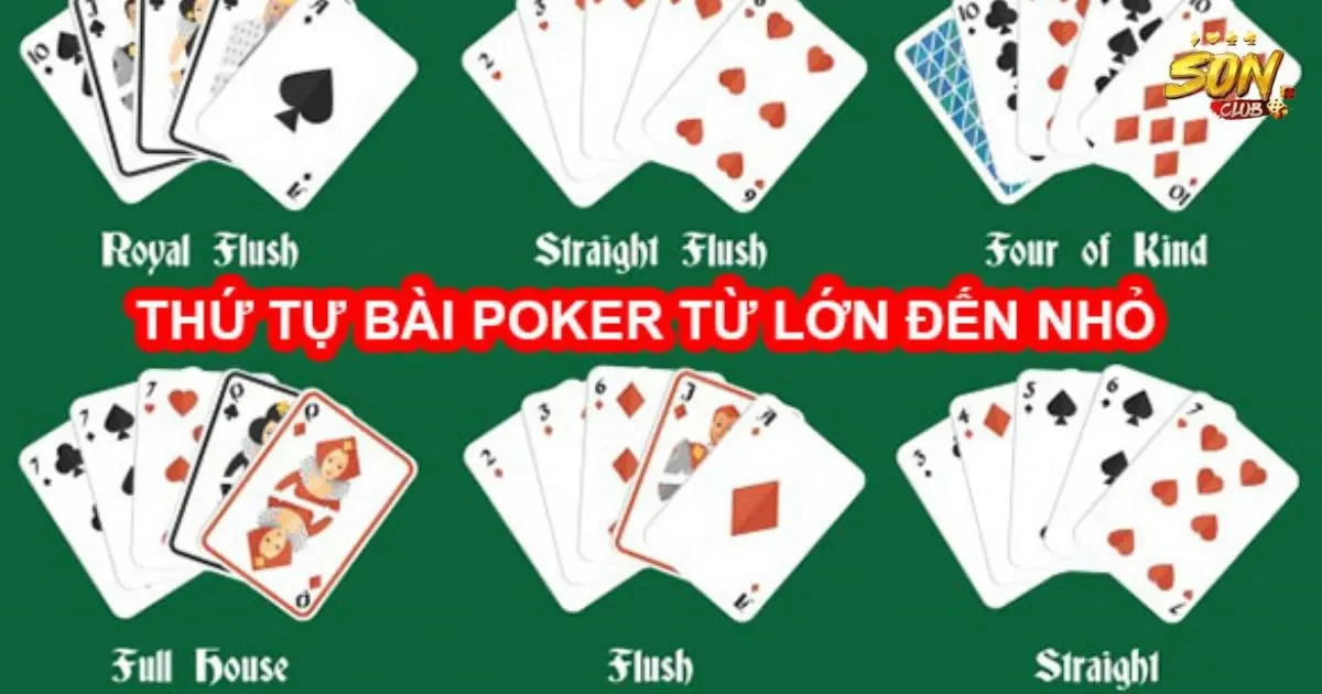 Các loại bài trong poker: Giới thiệu tổng quan
